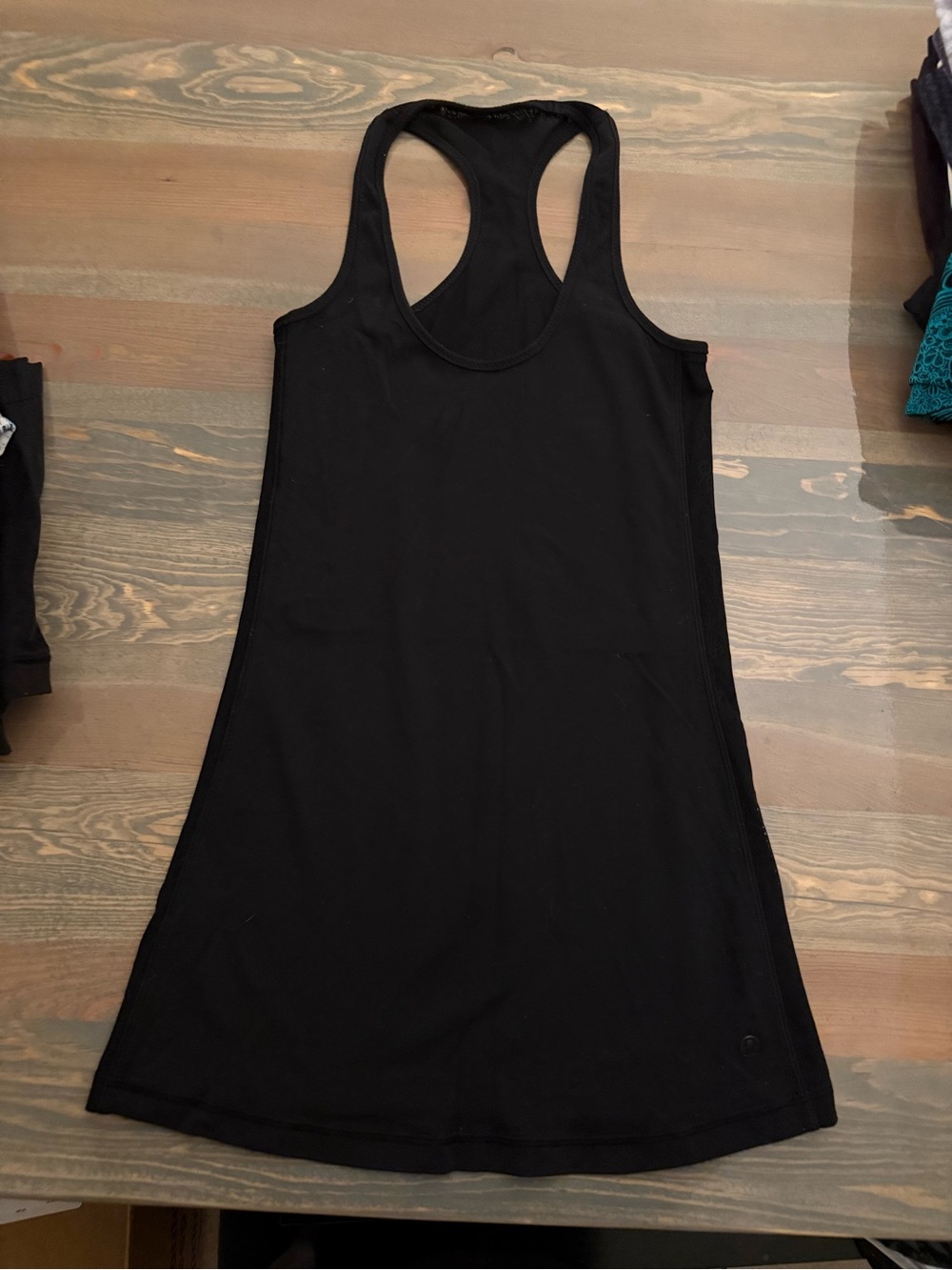Lululemon Black lace cool Racerback Tank top